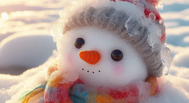 smeltende sneeuwman sneeuwman